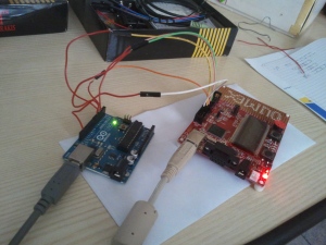 Arduino wired directly to target.